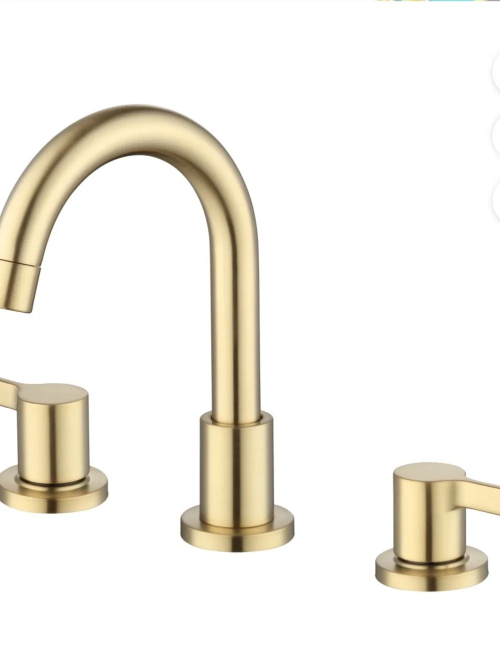 Better Homes And Gardens Brushed Brass Faucet Set (2)
